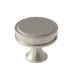 Oberon 1-3/8 Inch Diameter Satin Nickel Cabinet Knob Oberon 1-3/8 Inch Diameter Satin Nickel Cabinet Knob