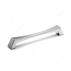 Bridges 7-9/16 Inch Center to Center Chrome Cabinet Pull Bridges 7-9/16 Inch Center to Center Chrome Cabinet Pull