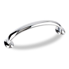 Hudson 3-3/4 Inch Center to Center Polished Chrome Cabinet Pull Hudson 3-3/4 Inch Center to Center Polished Chrome Cabinet Pull