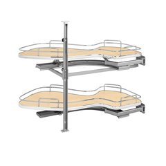 Cloud 15" Double Tier Blind Corner Organizer Right Hand Mapl Cloud 15" Double Tier Blind Corner Organizer Right Hand Mapl