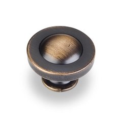 Cordova 1-1/4 Inch Diameter Antique Brushed Satin Brass Cabinet Knob Cordova 1-1/4 Inch Diameter Antique Brushed Satin Brass Cabinet Knob