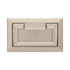Campaign External Mount Pull 3 inch Center to Center Satin Nickel Campaign External Mount Pull 3 inch Center to Center Satin Nickel