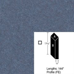 Wilsonart Bevel Edge - Navy Legacy - 12 Ft Wilsonart Bevel Edge - Navy Legacy - 12 Ft