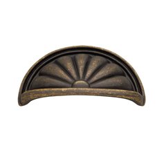 Newport 3 Inch Center to Center Windover Antique Cabinet Cup Pull Newport 3 Inch Center to Center Windover Antique Cabinet Cup Pull