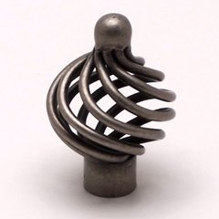 Provence 1-3/8 Inch Diameter Pewter French Iron Cabinet Knob Provence 1-3/8 Inch Diameter Pewter French Iron Cabinet Knob