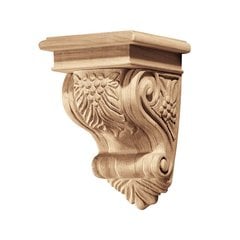 Bordeaux Corbel 5-3/4" X 8-7/8" Oak Bordeaux Corbel 5-3/4" X 8-7/8" Oak