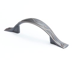 Art Nouveau 3-1/2 Inch Center to Center Venetian Bronze Cabinet Pull Art Nouveau 3-1/2 Inch Center to Center Venetian Bronze Cabinet Pull