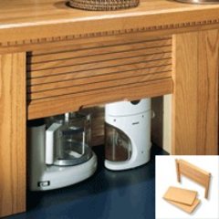 30" Straight Appliance Garage - Hickory 30" Straight Appliance Garage - Hickory