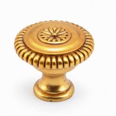 Sonata 1-5/16 Inch Diameter Paris Brass Cabinet Knob Sonata 1-5/16 Inch Diameter Paris Brass Cabinet Knob