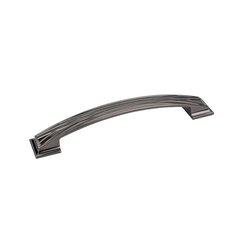 Aberdeen 6-5/16 Inch Center to Center Brushed Black Nickel Cabinet Pull Aberdeen 6-5/16 Inch Center to Center Brushed Black Nickel Cabinet Pull