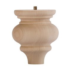Marseille Bun Foot 4 inch H-Hardwood Marseille Bun Foot 4 inch H-Hardwood