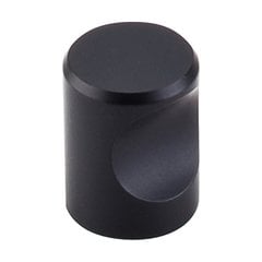 Nouveau II 3/4 Inch Diameter Flat Black Cabinet Knob Nouveau II 3/4 Inch Diameter Flat Black Cabinet Knob