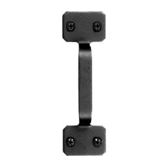 Smooth Iron 4 Inch Center to Center Black Iron Cabinet Pull Smooth Iron 4 Inch Center to Center Black Iron Cabinet Pull