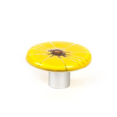 Radiants 1-7/8 Inch Diameter Yellow Cabinet Knob Radiants 1-7/8 Inch Diameter Yellow Cabinet Knob