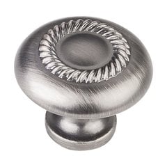 Cypress 1-1/4 Inch Diameter Bright Nickel Brushed with Dull Lacquer Cabinet Knob Cypress 1-1/4 Inch Diameter Bright Nickel Brushed with Dull Lacquer Cabinet Knob