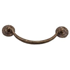 Sunburst 5-1/2 Inch Center to Center Highlighted Bronze Cabinet Bail Pull Sunburst 5-1/2 Inch Center to Center Highlighted Bronze Cabinet Bail Pull