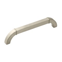 Vasari 5-1/16 Inch Center to Center Satin Nickel Cabinet Pull Vasari 5-1/16 Inch Center to Center Satin Nickel Cabinet Pull