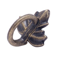 Natures Splendor 1-3/4 Inch Diameter Weathered Brass Cabinet Ring Pull Natures Splendor 1-3/4 Inch Diameter Weathered Brass Cabinet Ring Pull