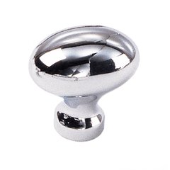 Solid Brass 1-1/4 Inch Length Polished Chrome Cabinet Knob Solid Brass 1-1/4 Inch Length Polished Chrome Cabinet Knob