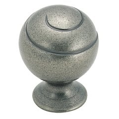 Swirl'Z 1-1/8 Inch Diameter Weathered Nickel Cabinet Knob Swirl'Z 1-1/8 Inch Diameter Weathered Nickel Cabinet Knob