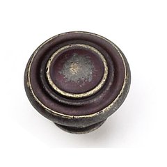 Windsor 1-3/8 Inch Diameter Weathered Antique Bronze Cabinet Knob Windsor 1-3/8 Inch Diameter Weathered Antique Bronze Cabinet Knob