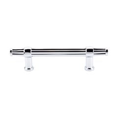 Luxor 3-3/4 Inch Center to Center Polished Chrome Cabinet Pull Luxor 3-3/4 Inch Center to Center Polished Chrome Cabinet Pull