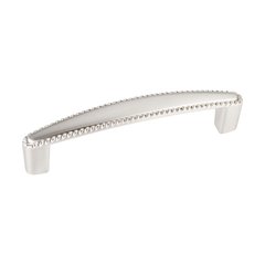 Lindos 3-3/4 Inch Center to Center Satin Nickel Cabinet Pull Lindos 3-3/4 Inch Center to Center Satin Nickel Cabinet Pull