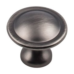 Watervale Knob 1-1/8 inch Diameter Brushed Pewter Watervale Knob 1-1/8 inch Diameter Brushed Pewter
