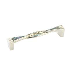 Crescendo 5-5/8 Inch Center to Center Imperial Shell, Polished Nickel Cabinet Pull Crescendo 5-5/8 Inch Center to Center Imperial Shell, Polished Nickel Cabinet Pull