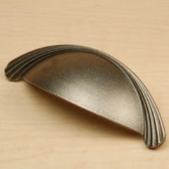 Sunglow 3 Inch Center to Center Aged Pewter Cabinet Cup Pull Sunglow 3 Inch Center to Center Aged Pewter Cabinet Cup Pull