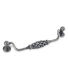Tuscany 6-5/16 Inch Center to Center Swedish Iron Machined Cabinet Pull Tuscany 6-5/16 Inch Center to Center Swedish Iron Machined Cabinet Pull