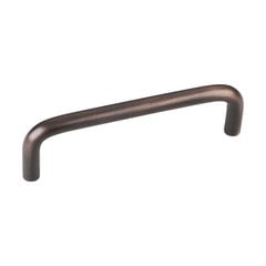 Torino 3-3/4 Inch Center to Center Dark Brushed Antique Copper Plated Steel Cabinet Pull Torino 3-3/4 Inch Center to Center Dark Brushed Antique Copper Plated Steel Cabinet Pull
