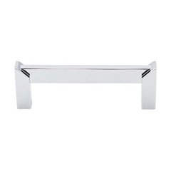 Sanctuary II 3-1/2 Inch Center to Center Polished Chrome Cabinet Pull Sanctuary II 3-1/2 Inch Center to Center Polished Chrome Cabinet Pull