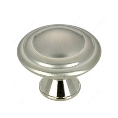 Contemporary Classics 1-3/16 Inch Diameter Brushed Nickel Cabinet Knob Contemporary Classics 1-3/16 Inch Diameter Brushed Nickel Cabinet Knob