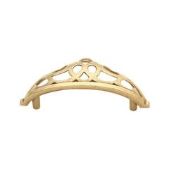Queen Anne 3 Inch Center to Center Lancaster Hand Polished Cabinet Cup Pull Queen Anne 3 Inch Center to Center Lancaster Hand Polished Cabinet Cup Pull