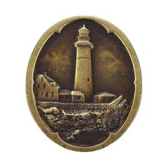 Tropical 1-1/2 Inch Diameter Antique Brass Cabinet Knob Tropical 1-1/2 Inch Diameter Antique Brass Cabinet Knob