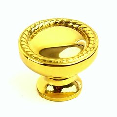 Saturn 1-1/4 Inch Diameter Polished Brass Cabinet Knob Saturn 1-1/4 Inch Diameter Polished Brass Cabinet Knob