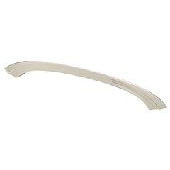 Julian 6-5/16 Inch Center to Center Polished Nickel Cabinet Pull Julian 6-5/16 Inch Center to Center Polished Nickel Cabinet Pull