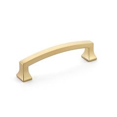 Menlo Park Arched Pull 4" C/C Signature Satin Brass Menlo Park Arched Pull 4" C/C Signature Satin Brass