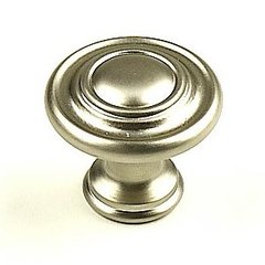 Baroque 1-3/8 Inch Diameter Dull Satin Nickel Cabinet Knob Baroque 1-3/8 Inch Diameter Dull Satin Nickel Cabinet Knob