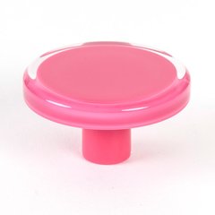 Next 2 Inch Diameter Pink Transparent Cabinet Knob Next 2 Inch Diameter Pink Transparent Cabinet Knob