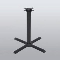 Table Base 30 inch x 30 inch End Style x 40 inch High-Black Matte Finish Table Base 30 inch x 30 inch End Style x 40 inch High-Black Matte Finish