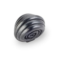 Lille 1-3/8 Inch Diameter Dark Antique Copper Machined Cabinet Knob Lille 1-3/8 Inch Diameter Dark Antique Copper Machined Cabinet Knob