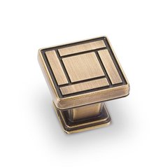 Rochester 1-1/8 Inch Diameter Antique Brushed Satin Brass Cabinet Knob Rochester 1-1/8 Inch Diameter Antique Brushed Satin Brass Cabinet Knob