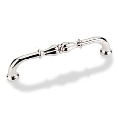 Bella 5-1/16 Inch Center to Center Polished Nickel Cabinet Pull Bella 5-1/16 Inch Center to Center Polished Nickel Cabinet Pull