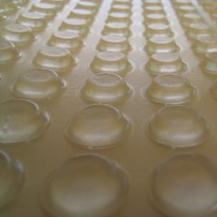 Clear Rubber Bumper 1/2" Diameter x 1/8" High-200 Per Card Clear Rubber Bumper 1/2" Diameter x 1/8" High-200 Per Card