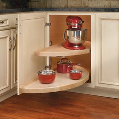 2 Shelf Pivot/Slide Half Moon Lazy Susan 32 inch Wood 2 Shelf Pivot/Slide Half Moon Lazy Susan 32 inch Wood