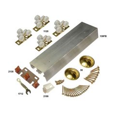 138F Series Bypass Track and Hardware Set for 2 Doors 60" 138F Series Bypass Track and Hardware Set for 2 Doors 60"