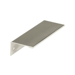 Edge Pulls 3-3/4 Inch Center to Center Satin Nickel Finger Pull Edge Pulls 3-3/4 Inch Center to Center Satin Nickel Finger Pull