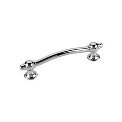 Syracuse 3-3/4 Inch Center to Center Polished Chrome Cabinet Pull Syracuse 3-3/4 Inch Center to Center Polished Chrome Cabinet Pull